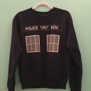 BBC Doctor Who TARDIS Crewneck Sweatshirt